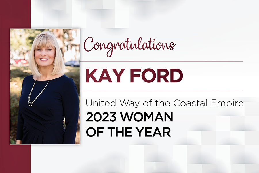 board member, kay ford, recognized as united way coastal empire 2023 woman of the year