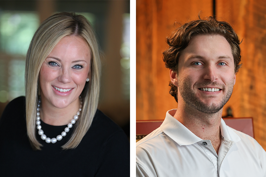 banksouth announced sarah peacock returns to banksouth as vp, business development officer, and andrew patten's new role of junior relationship manager