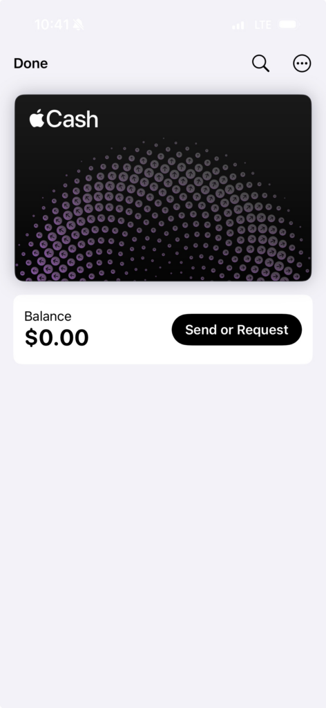 send money by apple pay