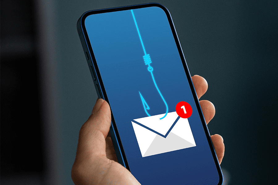 email being compromised on a phone