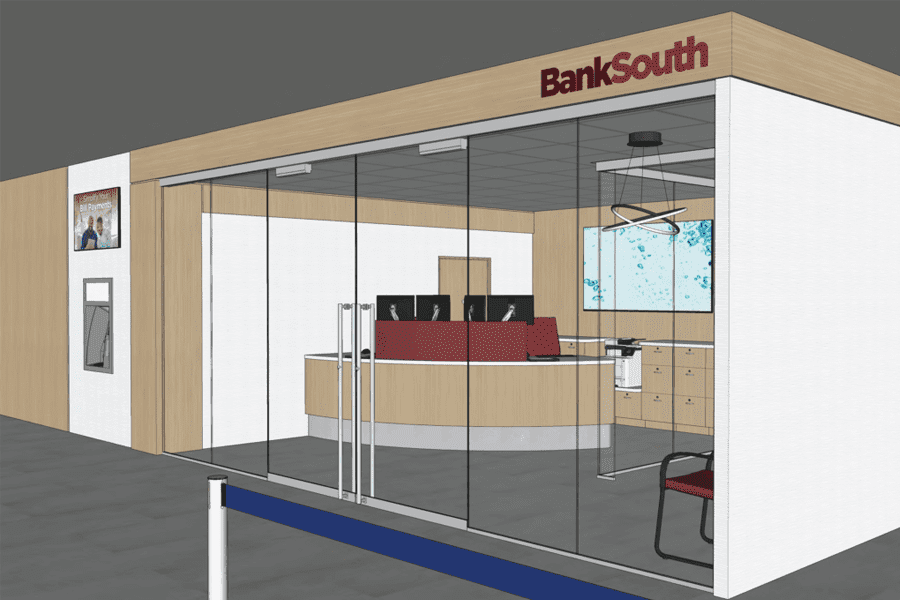 banksouth branch rendering at hmgma plant in ellabell, ga