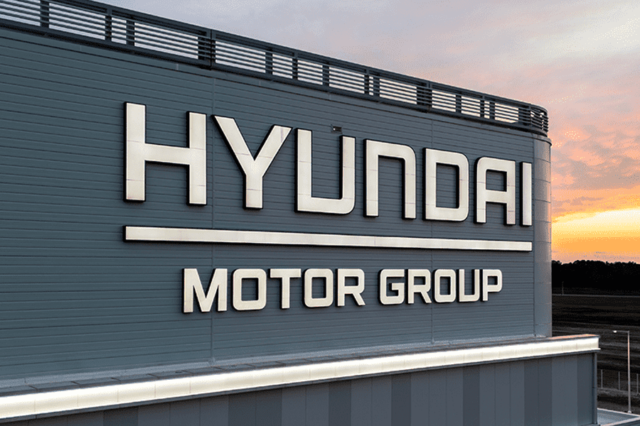 hmgma sign on building in ellabell ga